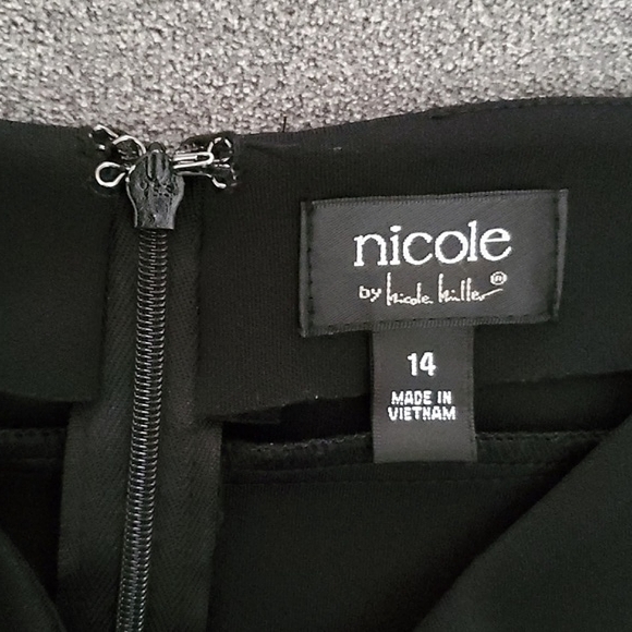 🆕️ Nicole by Nicole Miller Colorful Maxi Sleeveless Chiffon Dress SIZE: 14 - Picture 10 of 10